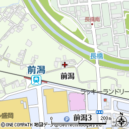 岩手県盛岡市上厨川幅110-13周辺の地図