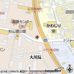 秋田県秋田市川尻町大川反233-216周辺の地図