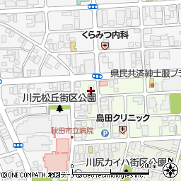 鎌田工業株式会社秋田営業所周辺の地図