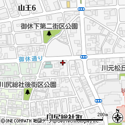 秋田県秋田市川尻総社町2-31周辺の地図