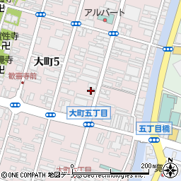 ファミリーマート秋田赤れんが館通り店周辺の地図