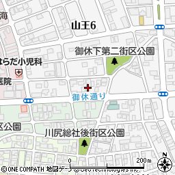 株式会社山田塗料店　秋田営業所周辺の地図