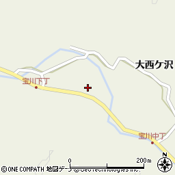 秋田県秋田市下北手宝川潤ケ崎134周辺の地図