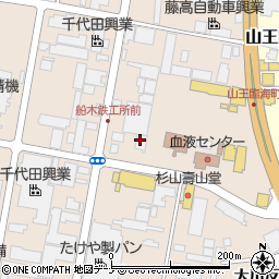 東邦薬品株式会社　秋田営業所周辺の地図