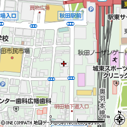 佐藤米吉商店秋田営業所周辺の地図