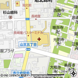 ＭＥＧＡドン・キホーテ秋田店周辺の地図