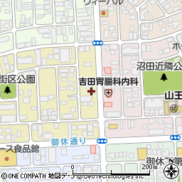 秋田パソコンスクール周辺の地図