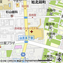 大阪王将 秋田ドンキホーテ店周辺の地図