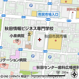 テルウェル東日本株式会社秋田支店周辺の地図