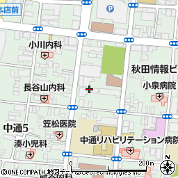 チサンマンション秋田周辺の地図