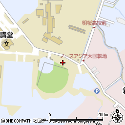 秋田県秋田市下北手桜（新桜谷地）周辺の地図