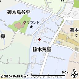 岩手県滝沢市篠木荒屋16周辺の地図