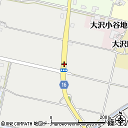 篠木周辺の地図