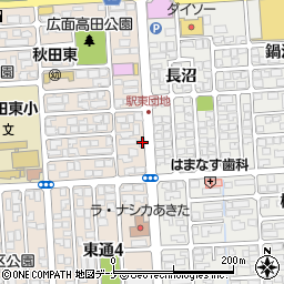 株式会社ナリス化粧品秋田営業所周辺の地図