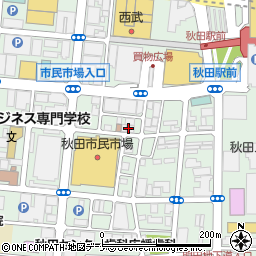 ほるもん酒場サモエド 秋田駅前店周辺の地図