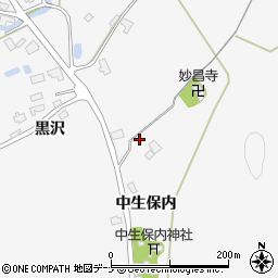 秋田県仙北市田沢湖生保内黒沢170周辺の地図