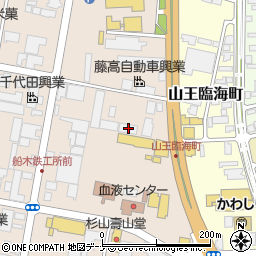 秋田県秋田市川尻町大川反233-44周辺の地図