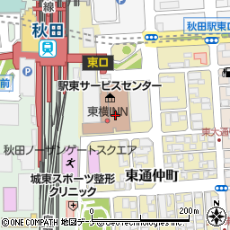 コミック バスター アルヴェ秋田駅東口店周辺の地図