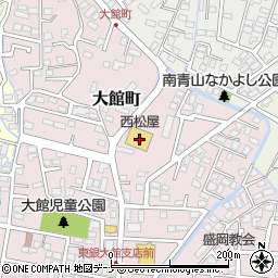 西松屋盛岡大館店周辺の地図