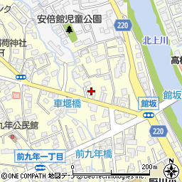 北日本銀行館坂支店周辺の地図