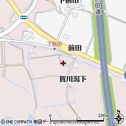 秋田県秋田市下北手柳館賀川潟下31周辺の地図