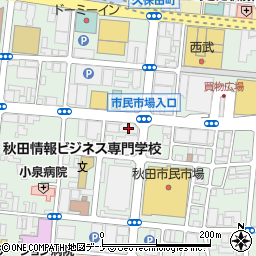 秋銀・明治安田ビル周辺の地図