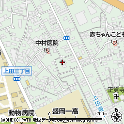 東日本メディカルシステム株式会社　盛岡営業所周辺の地図