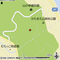 秋田県仙北市西木町西明寺潟尻117周辺の地図