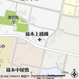 〒020-0722 岩手県滝沢市篠木上綾織の地図