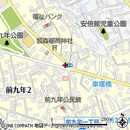 株式会社岩手日報　こずかたセンター前九年店周辺の地図