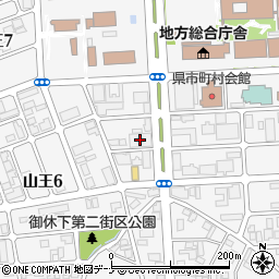 創価学会秋田平和会館周辺の地図