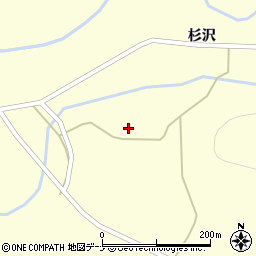 秋田県秋田市河辺岩見杉沢前田面周辺の地図
