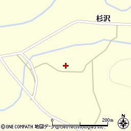 秋田県秋田市河辺岩見（杉沢前田面）周辺の地図