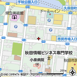 カワイ楽器秋田ショップ周辺の地図