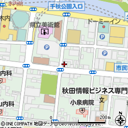 株式会社日本港湾コンサルタント　秋田事務所周辺の地図