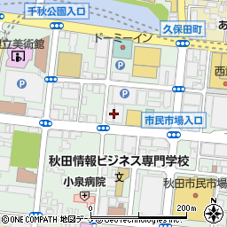 スペシャルオリンピックス日本・秋田周辺の地図
