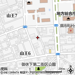 秋田労災協会周辺の地図