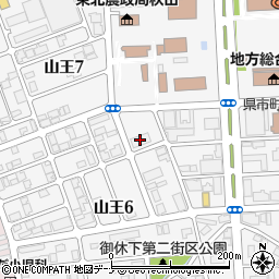 読売新聞社秋田支局周辺の地図