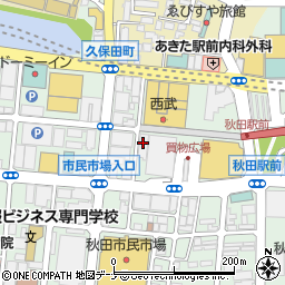 イタリア酒場 ARTI CHOKE 秋田駅前ニュー金座街店周辺の地図