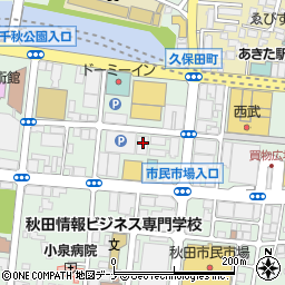 東京アカデミー秋田校周辺の地図