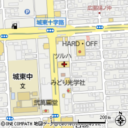 調剤薬局ツルハドラッグ秋田広面店周辺の地図