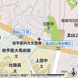 株式会社川本製作所　盛岡営業所周辺の地図
