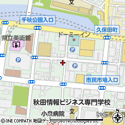 中村進学塾秋田校周辺の地図