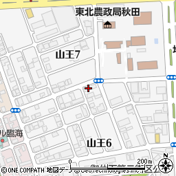 株式会社宮原組　秋田営業所周辺の地図