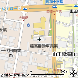 秋田朝日放送株式会社周辺の地図