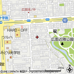 秋田県秋田市広面碇83-5周辺の地図