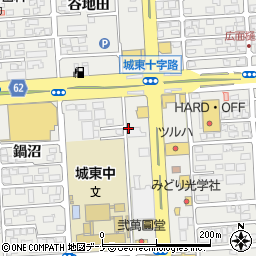 秋田英数学院　広面校周辺の地図