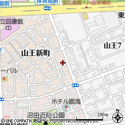 クラヤ山王店周辺の地図