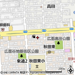 株式会社高橋運太郎商店　秋田店周辺の地図