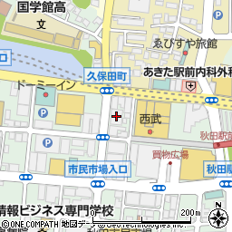 東洋建物管理株式会社　秋田営業所周辺の地図